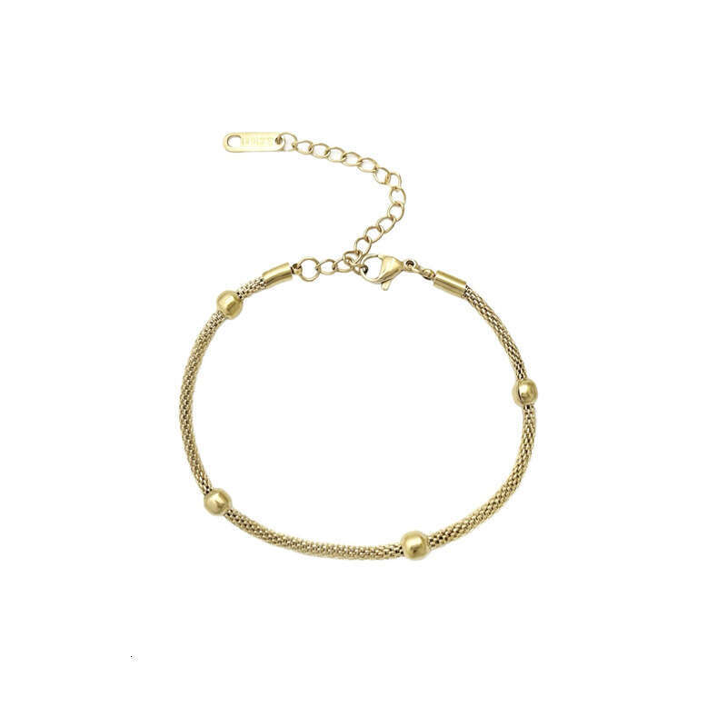 Luxury jewelry designer bracelet Cuban chain temperament hollowed out gold chain fashion personality titanium steel bracelet no fade versatile flower 