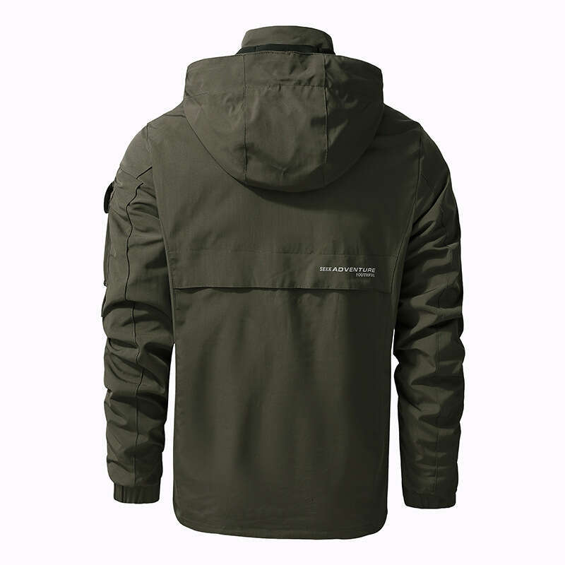 Spring And Autumn Jacket Hooded Top Outdoor Hiking Casual Travel Men's Clothing