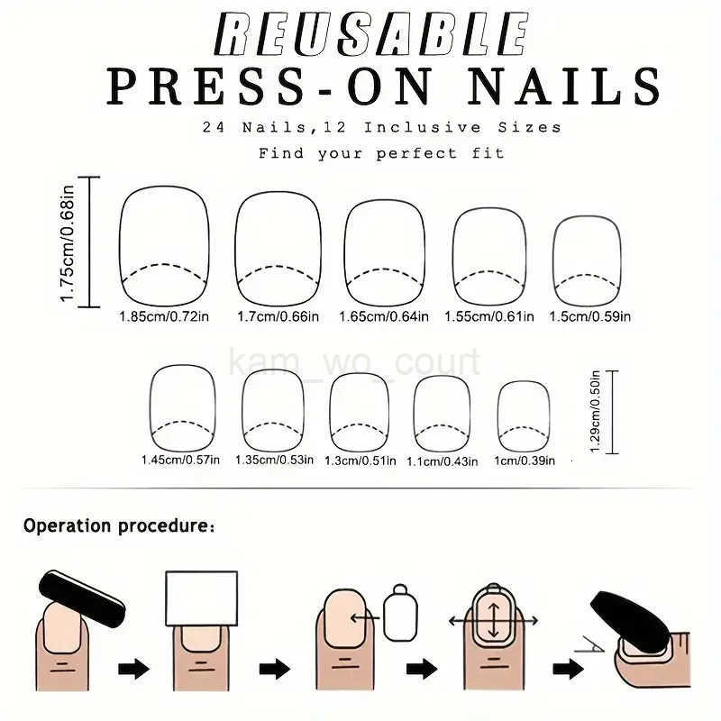 10pcs Ballet Short Nail Tips Set - Glossy Finish Polka Dot Solid Color Designs with 3D Bow Accents Nail Art for Women and Girls M250807