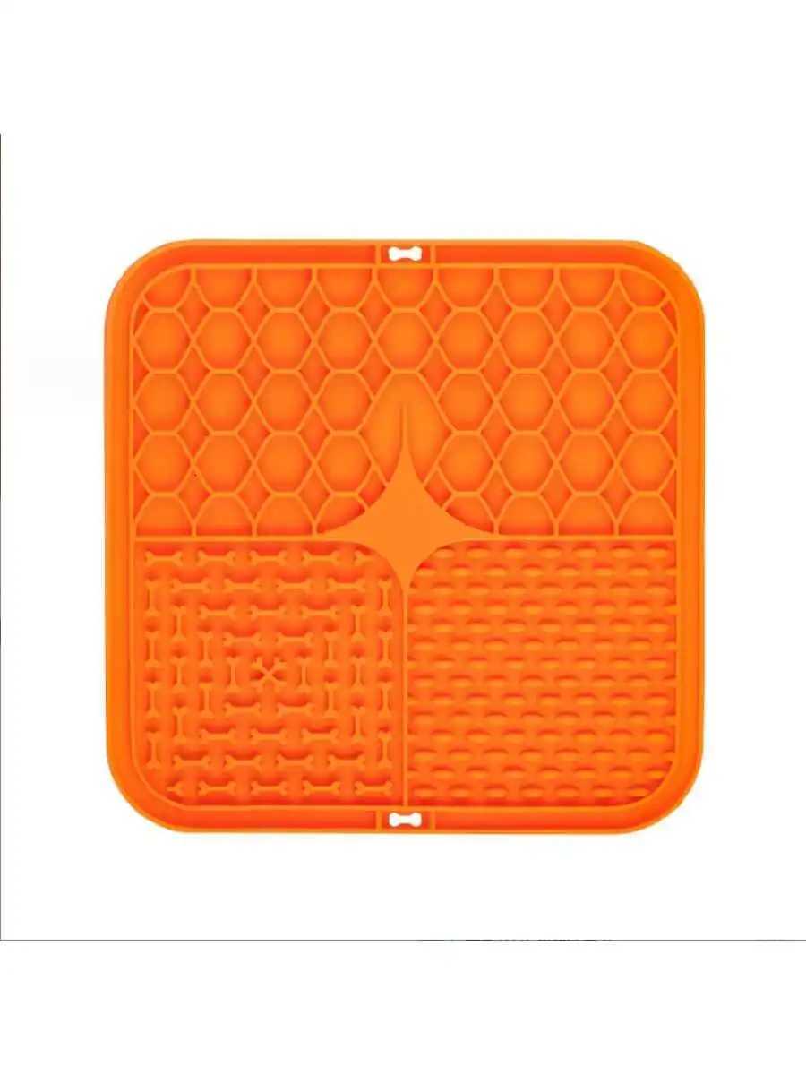 Pet Licking Plate Slow Food Plate Licking Pad Silicone Pet Slow Food Tableware Bowl Suction Cup Dog Licking Pad Slow Food Anti-Choking Pad Y250806