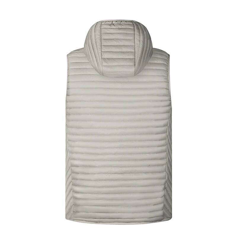 Men Autumn Thicken Sleeveless Vests Coat Mens Winter Warm Detachable Hat Outwear Waistcoat Hooded Vest Jacket Male