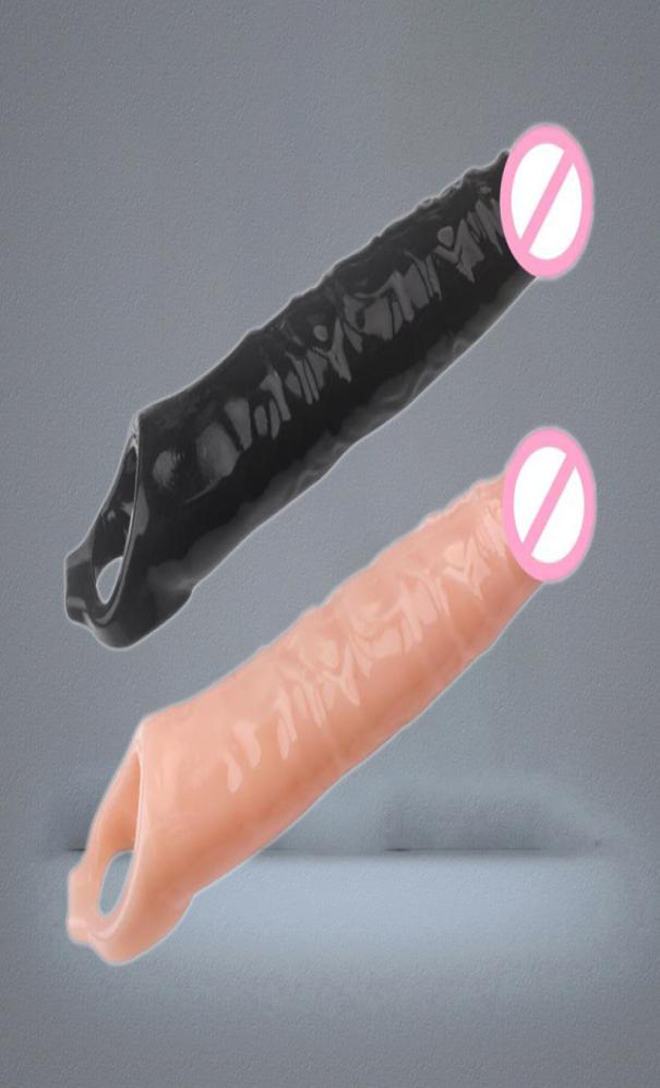 Massage Big Size Penis Sleeve Super Huge Penis Extender Condonn Cock Extension Dick Enlargemen Sex Toys For Men Toys For Adults 187745616