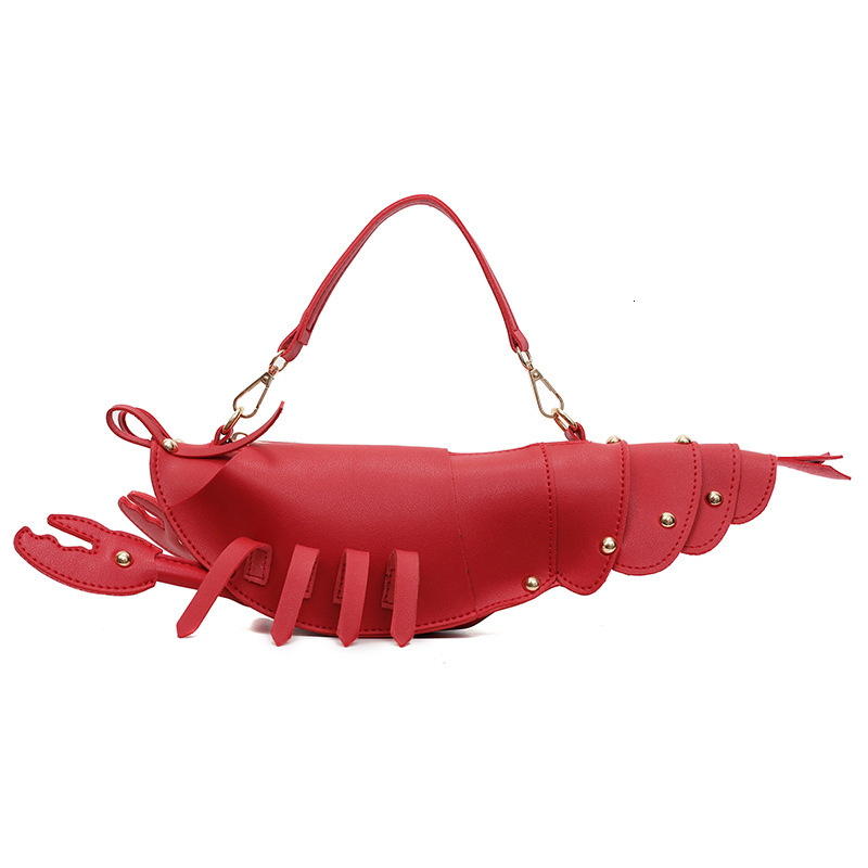 Free shipping designer Ins Style Creative Bag for Women 25 New Niche Design Internet Celebrity Lobster Bag Quirky Shoulder Bag Crossbody Bag