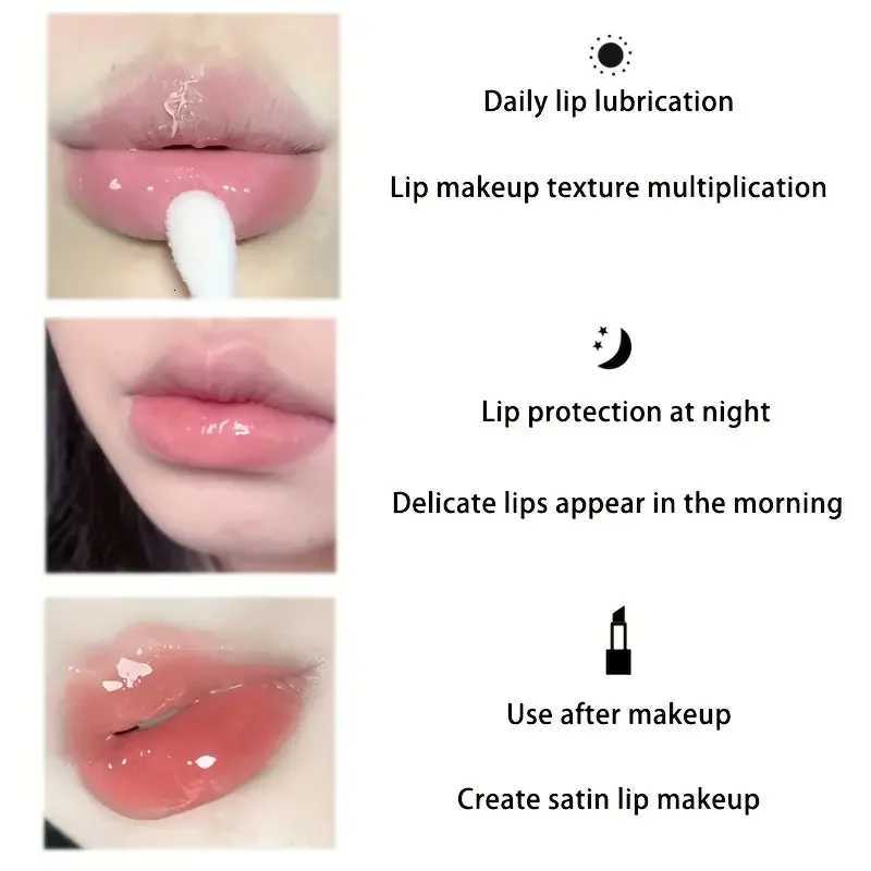 Moisturizing Lip Balm Lasting Base Primer Makeup Natural Lip Base Crack Lip Care Jelly Moisturizer Daily Care Lip Balm CosmeticsXJ250807