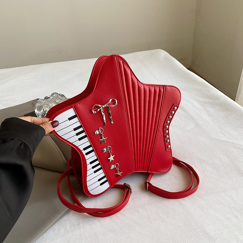 Free shipping designer Large Bag for Women Unique Five-Star Commuter Shoulder Bag Crossbody Bag Niche Design Piano Multi-Use Travel Backpack