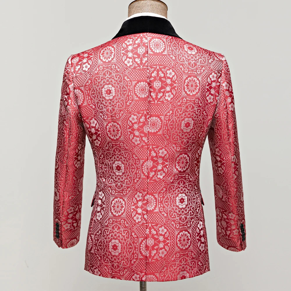 Mens Suits Tuxedo Suit Set Slim Fit 2 Piece ious Party Dinner Jacket Pants 250807