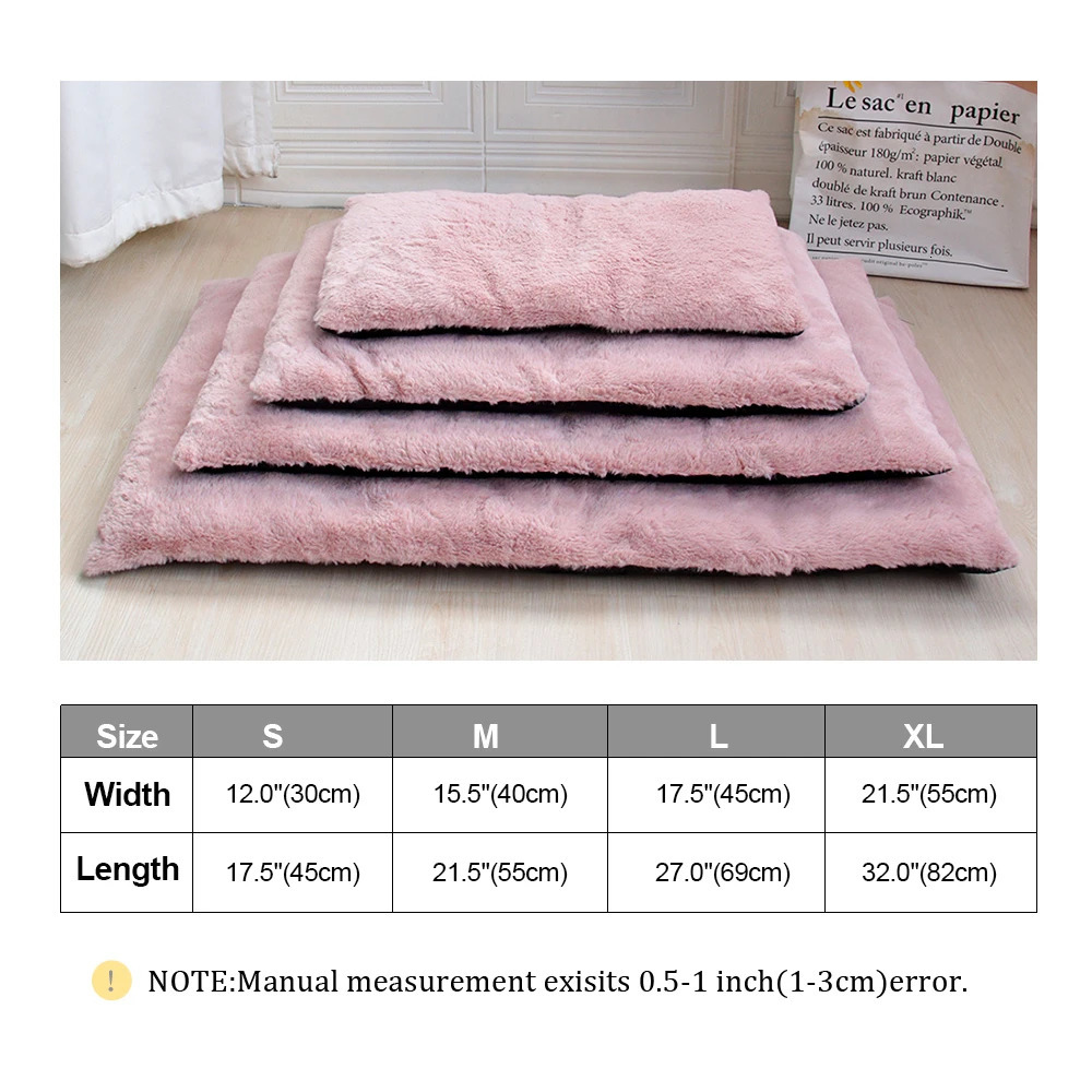 Thick Dog Sleeping Mat Warm Winter Pet Bed Mattress Puppy Cat Sofa Blanket For Small Large Dogs Cats Kennel Washable 250804