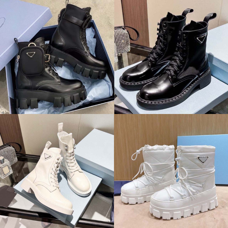 Designers boots MONOLITH Martin boots Men Women Nylon Boot Military Inspired Combat boots Nylon Bouch Attached To The Ankle With Bags
