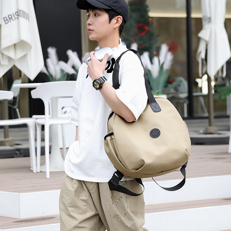 New Fashion Versatile Handbag Lightweight Student Backpack Leather Casual Bag