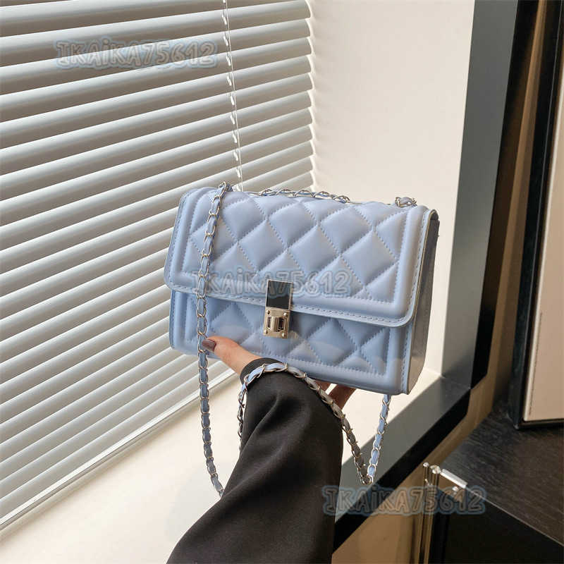High-quality Textured Quilted Niche Bag for Women 2024 Summer New Fashion Trendy Chain Versatile Style Shoulder Crossbody Bag H250806