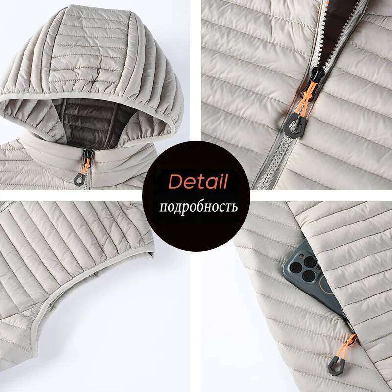 Men Autumn Thicken Sleeveless Vests Coat Mens Winter Warm Detachable Hat Outwear Waistcoat Hooded Vest Jacket Male