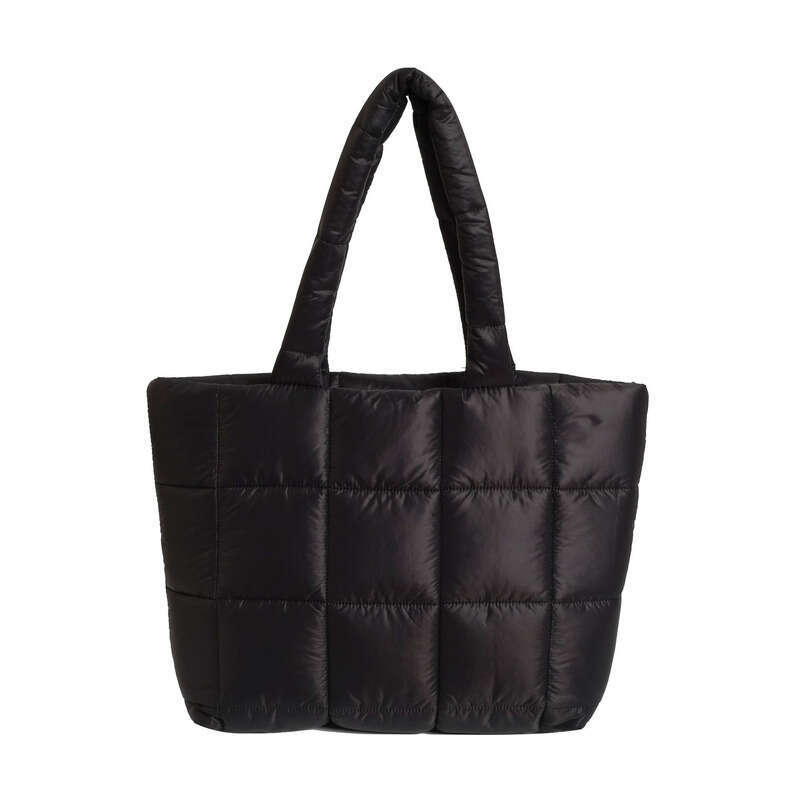 Shoulder Bag Light And Soft Bag Autumn Winter New Down Large Capacity Tote Korean Style Casual Cotton Fashionable Single Shoulder Handheld