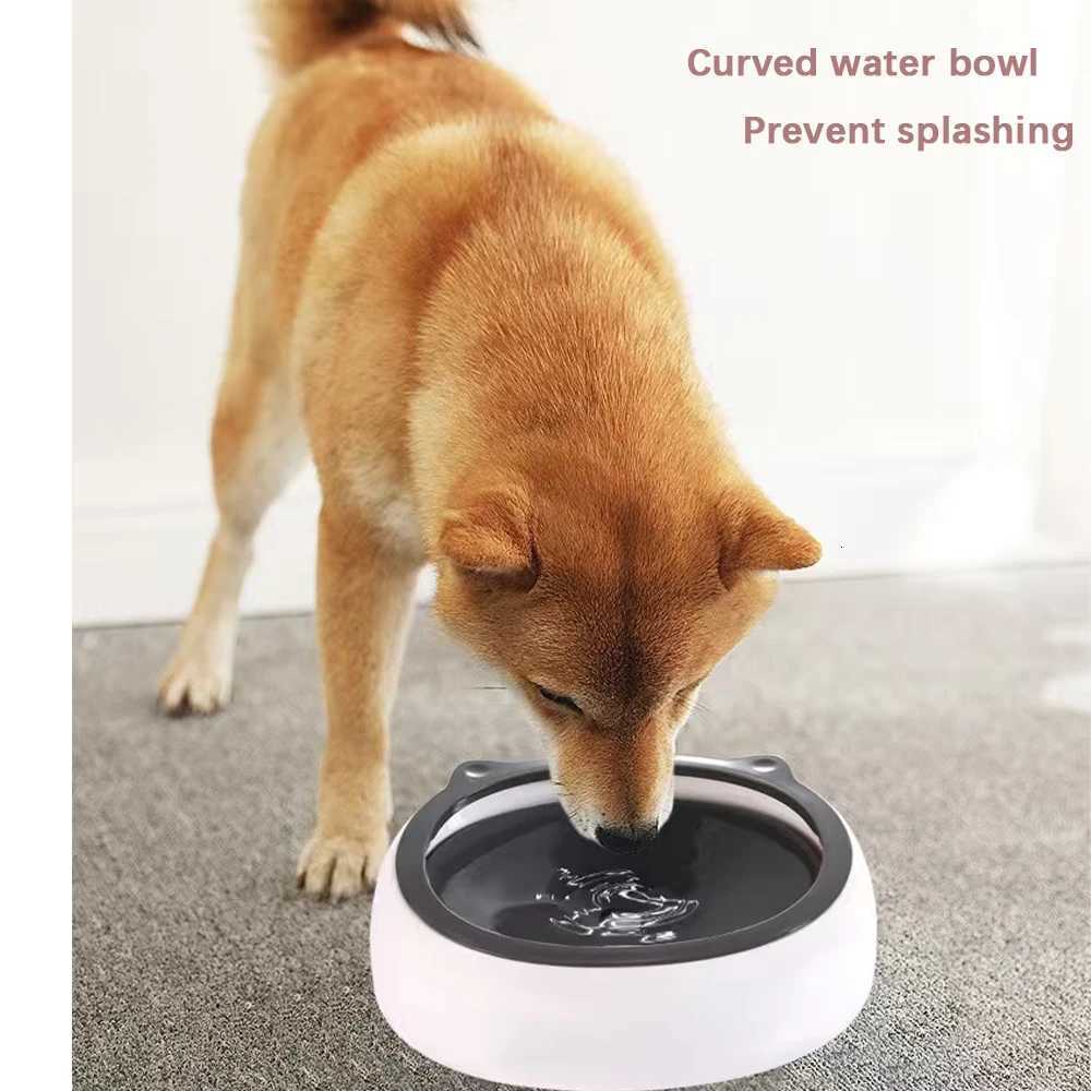Dog Drinking Water Bowl Floating Non-Wetting Mouth Cat Bowl Without Spill Drinking Water Dispenser Plastic Anti-Over Dog Bowl Y250806