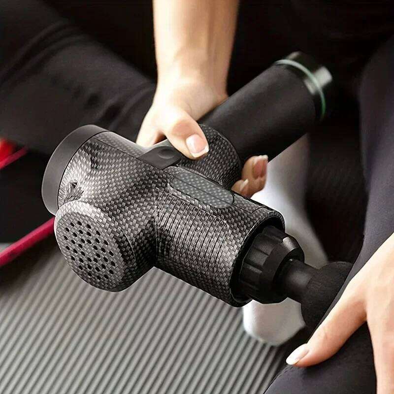 Electric Massage Gun Fascia Deep Muscle Body Neck Massager Shoulder Relax Fiess Equipment Noise Reduction Male Female
