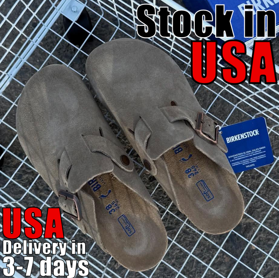 Boston Clog Sandals Designer Slippers Women Men Slides Shoes Boy Girls Clogs Mens Womens Sliders Trainers Flip Flops Sandles Sandales Size 35-46