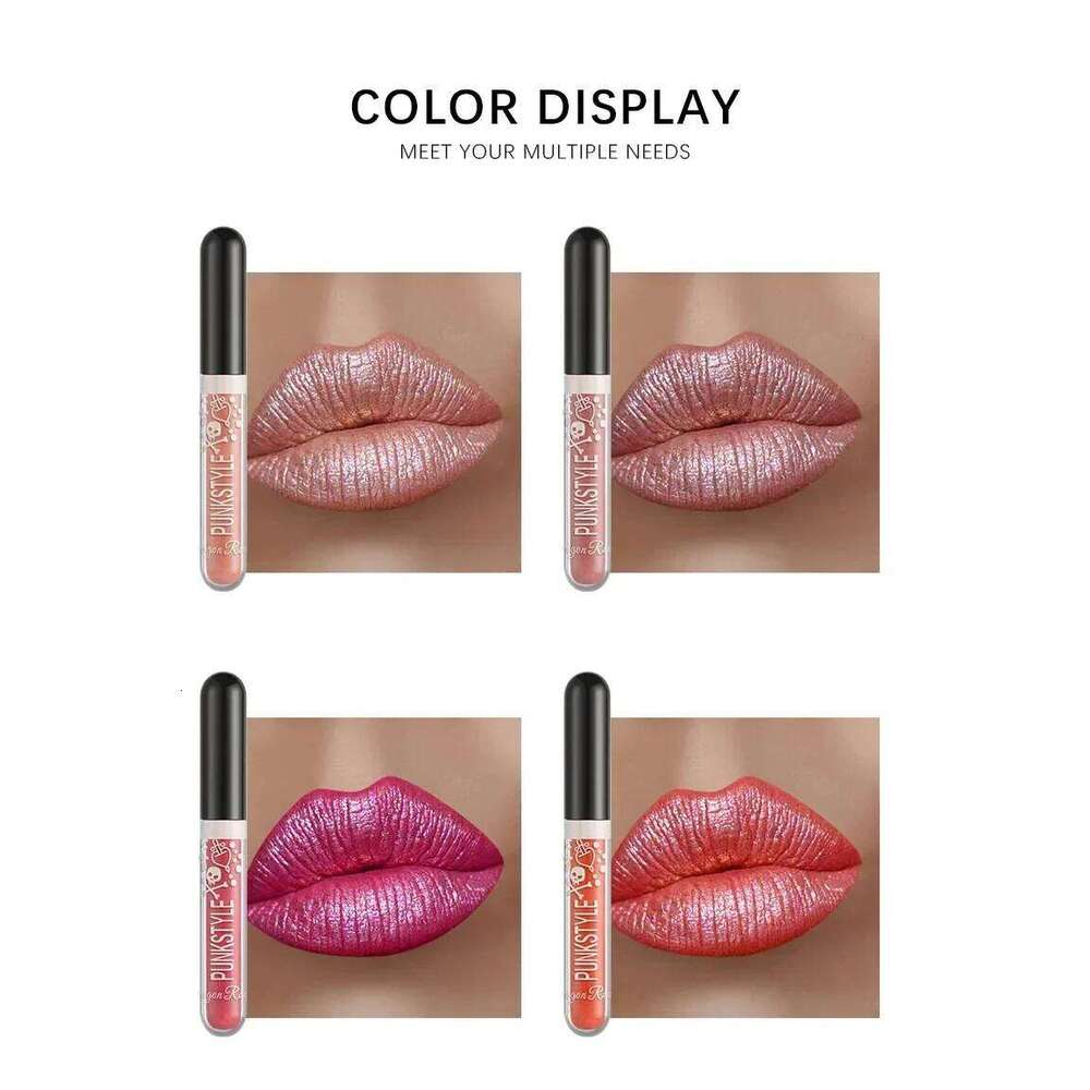 Glitter Gloss Set Moisturizing Lipstick Dia Waterproof Lasting Lip Ink Halloween Makeup Gifts For Lips Women's Cosmetics X250807