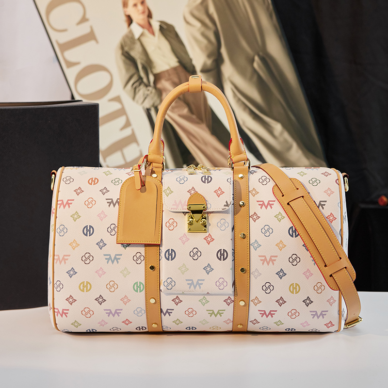 MKF designer bag free shipping Light luxury high-quality printed handbag, classic retro casual capacity large women's handbag