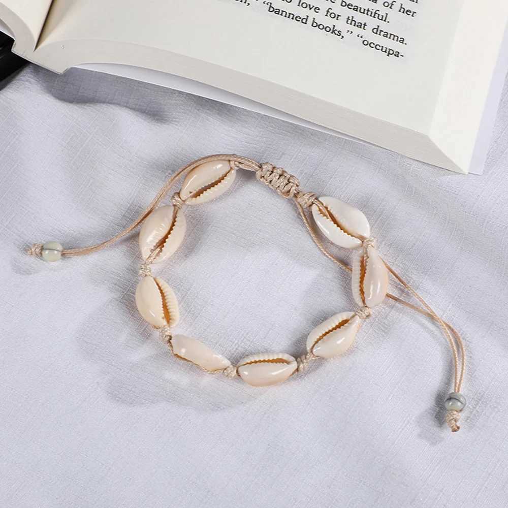 Seashell Anklets Womens Rope Braided Beach Resort Bohemian Style Accessories Ornaments Y250805