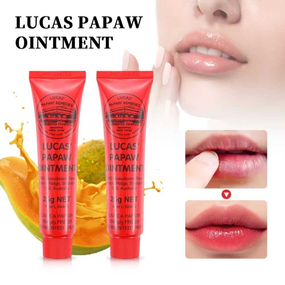 Lucas Papaw Ointment Multifunctional Lip Protector Hydrating Lip Balm Diaper Natural Plant Cream Papaya Cream Korean CosmeticsXJ250807