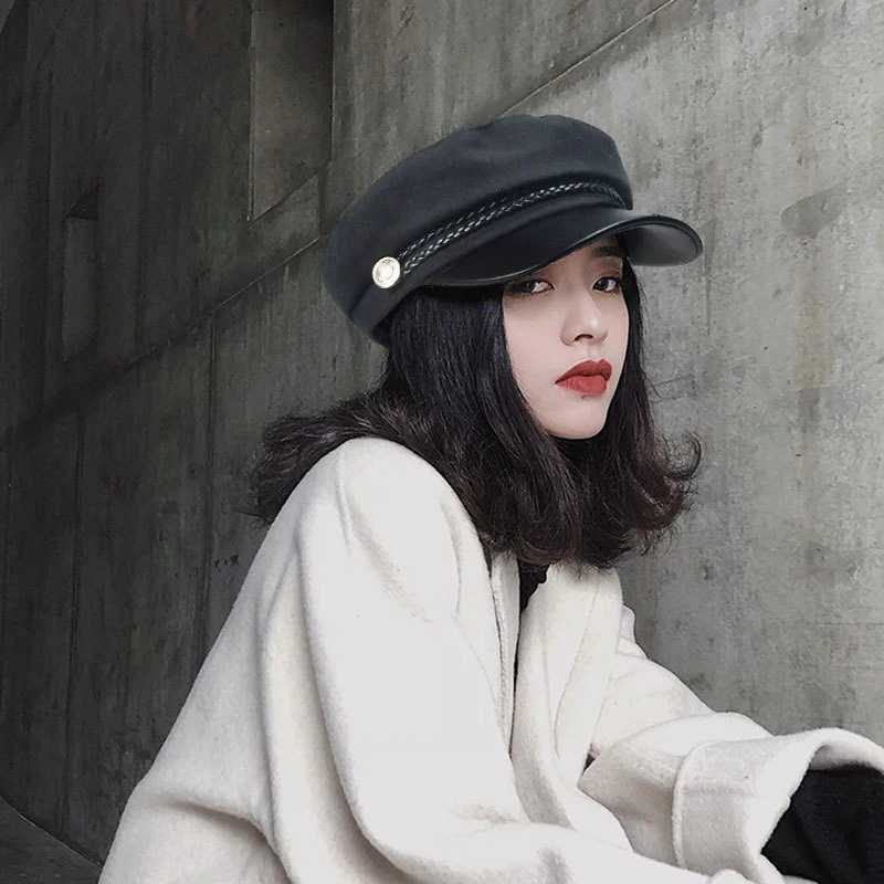 2 Hat Girl Lightweight Beret Female Korean Version Painter Hat Cute Duck Tongue Hat Fashionable Leisure C XJ250807