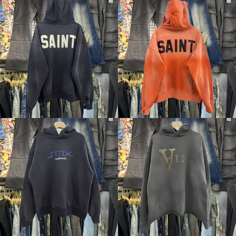 2025 New Cotton Men's Hoodies Letter Print Hoody Hip Hop Winter Women Streetwear Pullover Sweaters