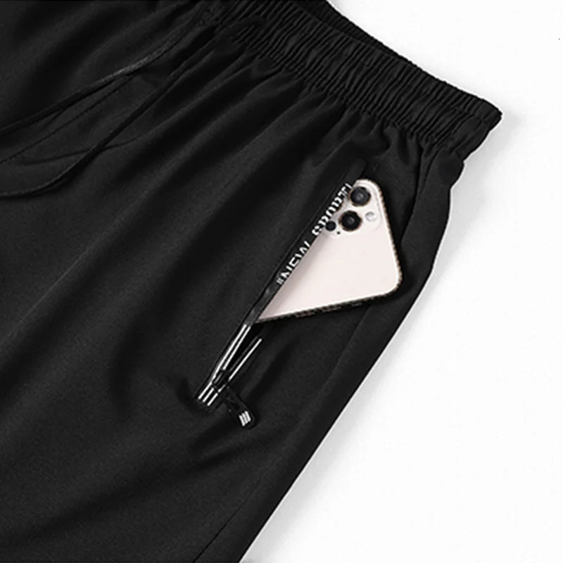 Men Plus Size Shorts Summer Pants Work Trousers Quickdrying Loose Fit Sports Fitness Sweatpants 250807