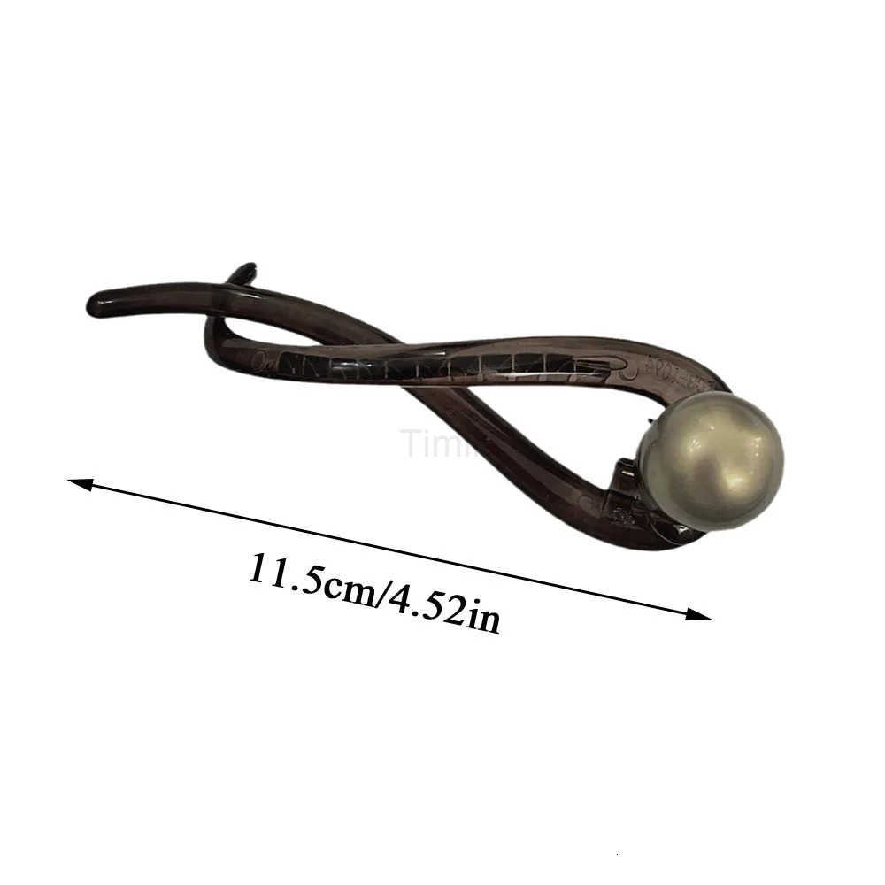 Retro S Shape Ponytail Twist Hair Clips New Fashion Multi-color Twisted Hollow Out Clips Hair Accessories Gift U250807