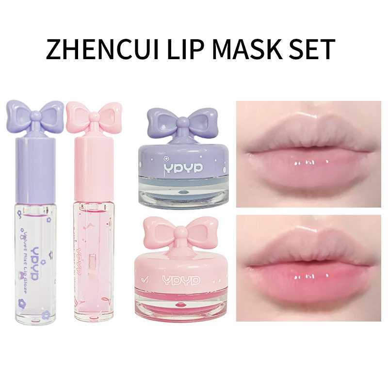 YPYP Zhencui Lip Care Set Moisturizing Water Light Jelly Day and Night Thick Apply Female Lip Balm 3.8g+2.8mlXJ250807