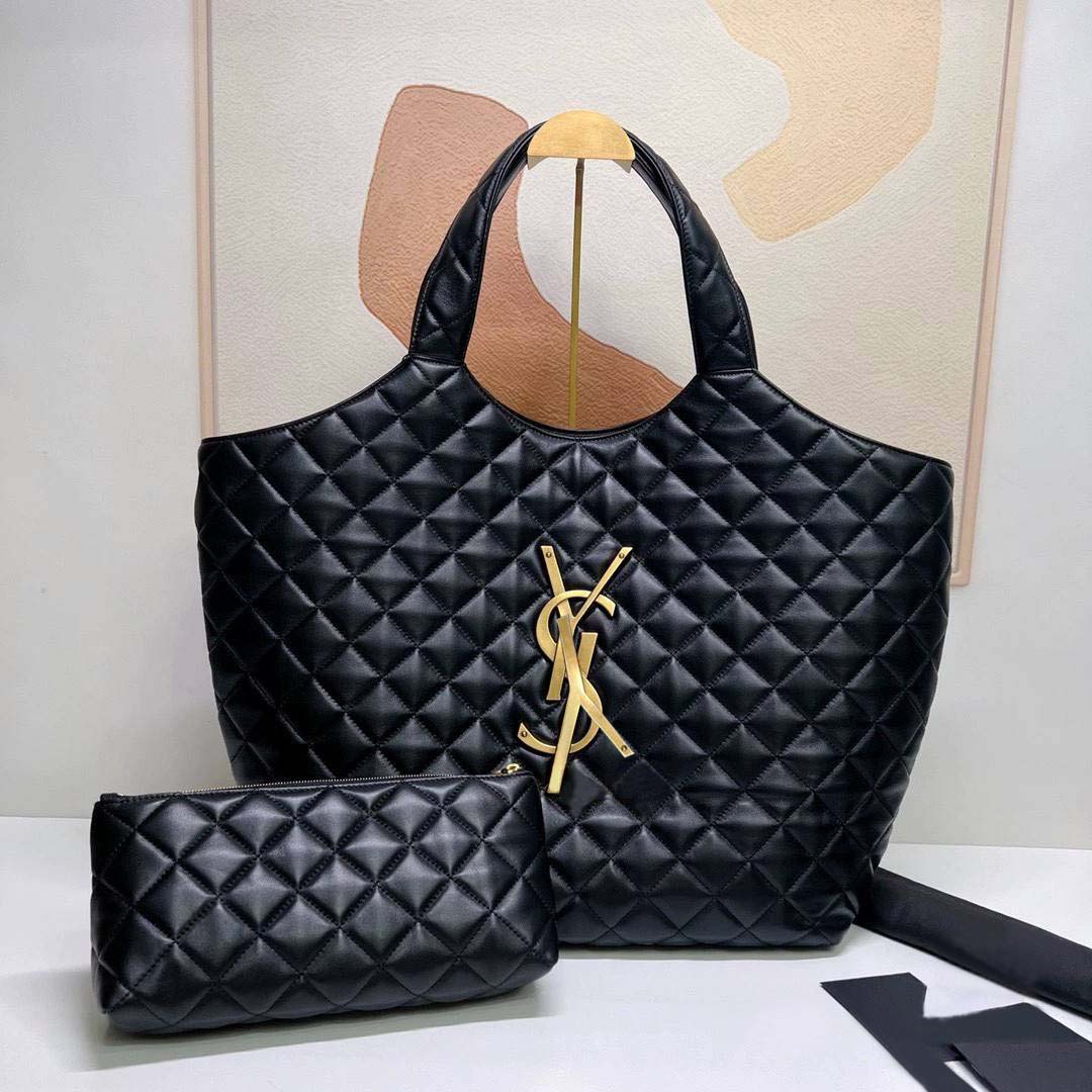 Designer Tote bag Lcare Maxi Bag Women tote bags Attaches Crossbody Shopping Beach Caviar bag Black Classics Fashion Famous Large Shoulders Purse Genuine Handbag