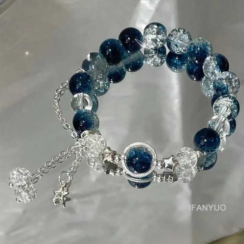 Fashion Niche Design Galaxy Hanging Super Fairy Star Bracelet For Women Versatile And Sweet Accessories Exquisite Jewelry Gifts W250807