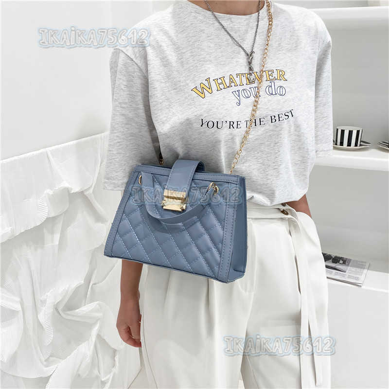 Summer Leisure Bag 2021 New Fashion Armpit Shoulder Bag Texture Chain Womens Bag Simple Handbag H250806