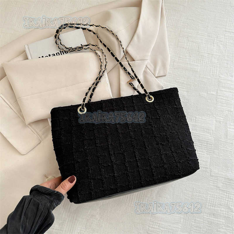 Large Capacity Womens Chain Shoulder Bag 2024 Spring Summer New Versatile Underarm Bag Commuter Tote Bag H250806