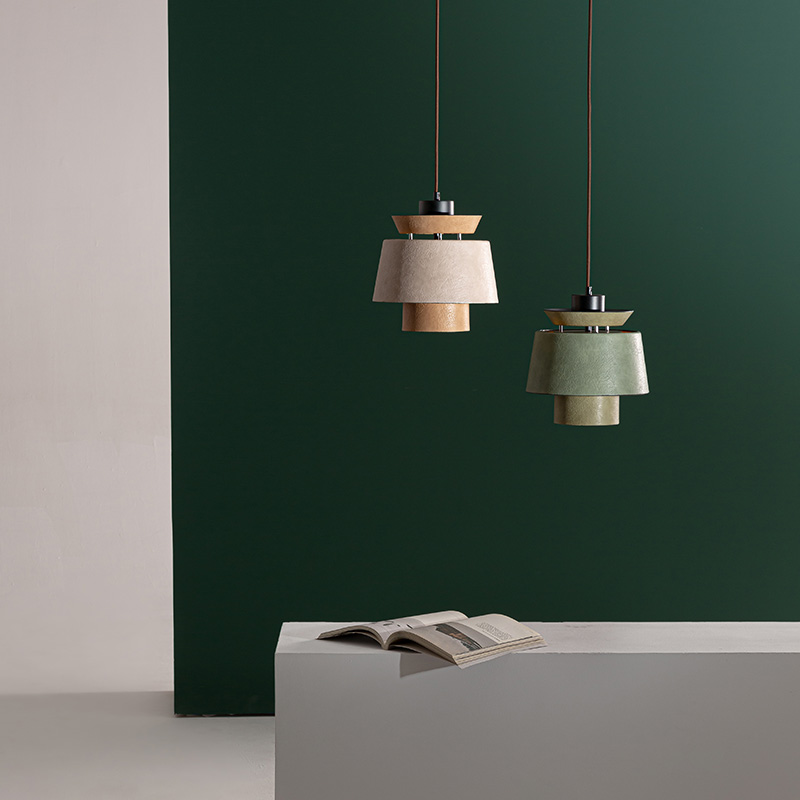 Elegant Pendant Light with Modern Design & Durable Leather Finish P21306
