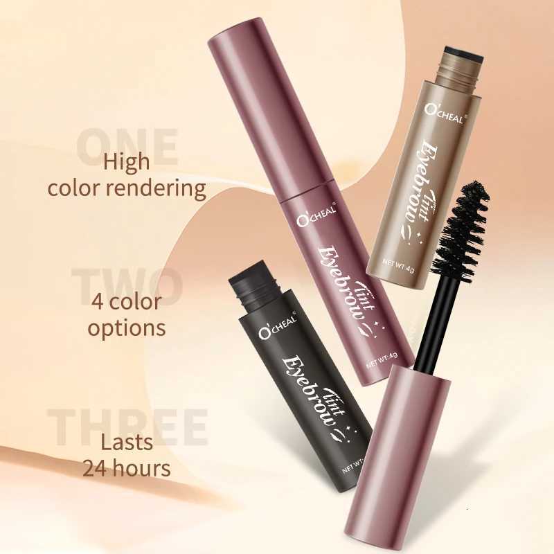 4Color Waterproof Eyebrow Gel Long Lasting Sweatproof No Smudging Natural Eyebrow Cream Makeup For Perfect Brows Cosmetics W250807