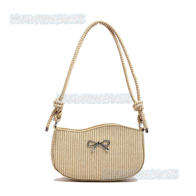 2025 New Niche Design Bowknot Single Shoulder Underarm Bag for Women Cute Niche Design Stylish Crossbody Bag H250806