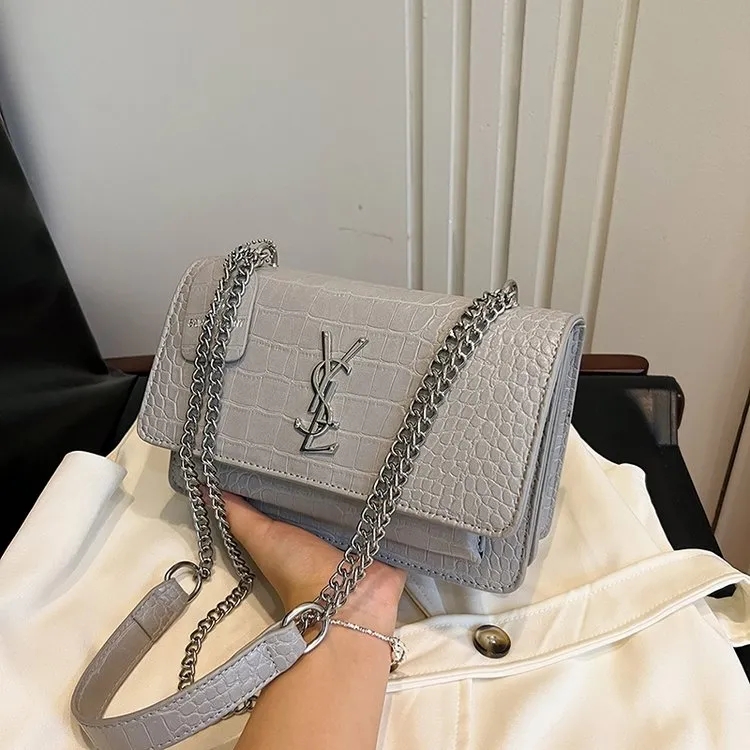 Designer bag luxury women's new high-end trendy versatile shoulder bag chain bag crossbody bag fashionable versatile handbag