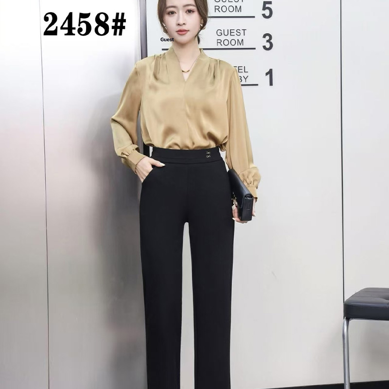 Xinyu Yi Women's Straight Leg Pants Fashionable and comfortable, can be paired with a variety of styles 2458, 2521, 2525, 2606