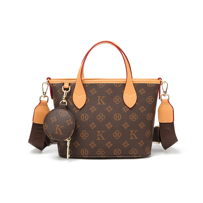 MKF designer bag free shipping Light luxury high-quality vintage floral handbag with new print simple and large capacity womens crossbody bags