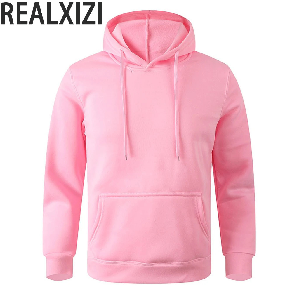 Solid Color Fleece Hoodies Men Women Long Sleeve Sweaters Loose Casual Hoodie Round Neck Sweatshirts Bottom Shirts Pullovers 250807