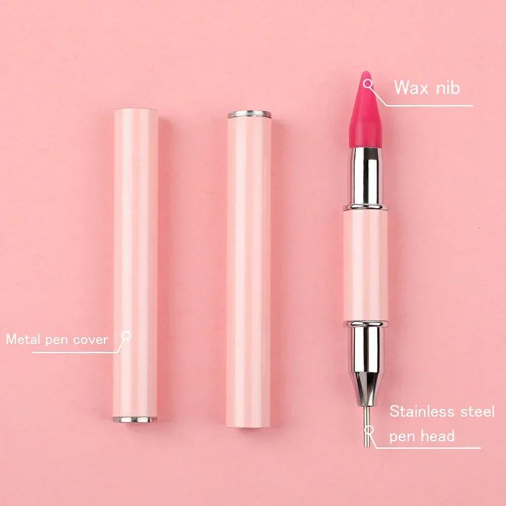 Diamond Painting Tool Double Head Multifunctional Nail Pen Metal Material Diamond Painting Accessories PenPen Tip Options 250805