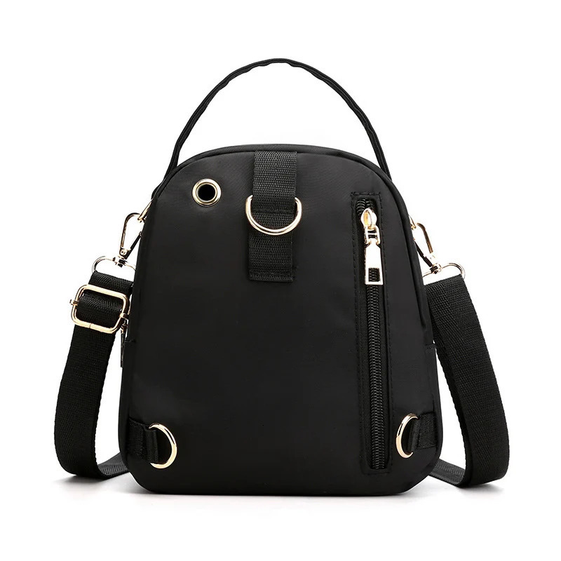 Fashion Printing Backpack Women Large Capacity Nylon Rucksack Multilayer Crossbody Bag School Bags Waterproof Travel Knapsack 250807