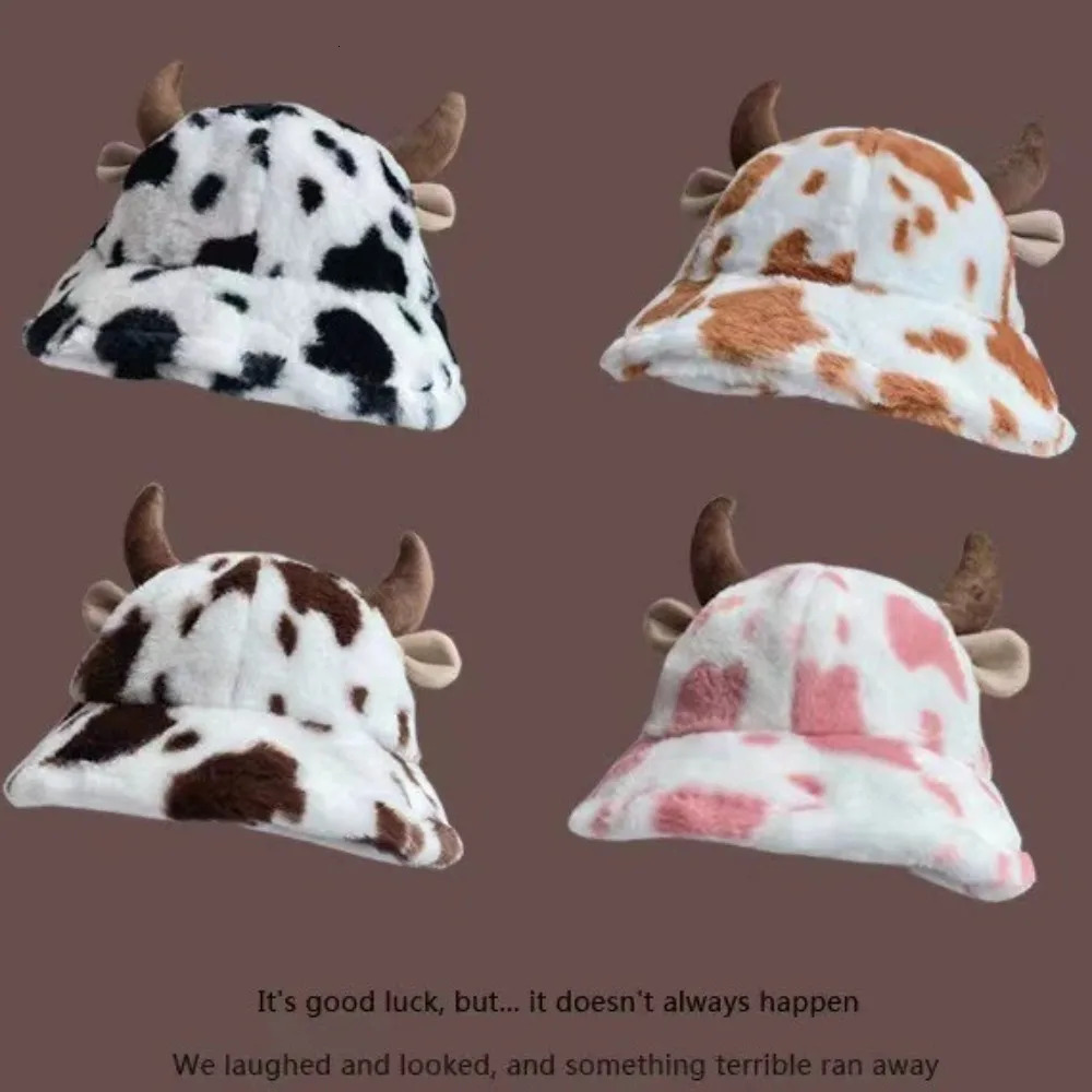 Fashion Faux Fur Fuzzy Bucket Hat Keep Warm Casual Fishman Cap Hip Hop Unisex Warmer Bonnet Winter Autumn 250806