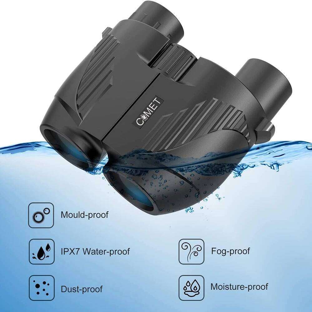 X Compact Binoculars Adults And Kids Large Eyepiece Waterproof Binocular Easy Focus Bak Prism For Bird Watching Hiking