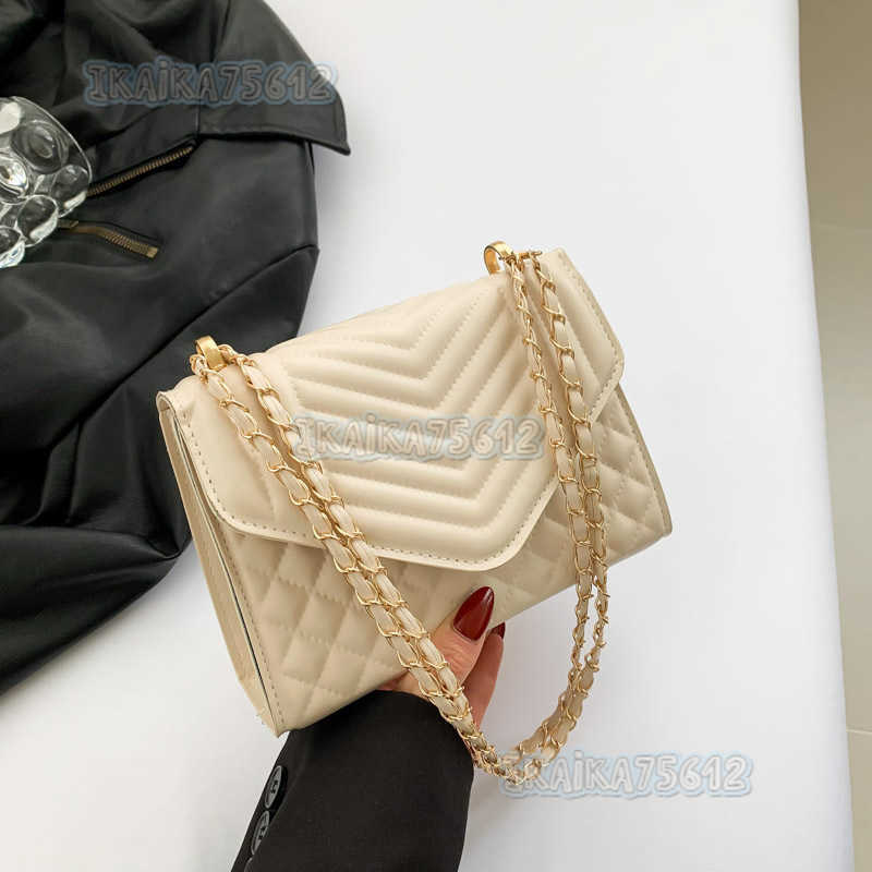 Trendy Fashion Quilted Embroidery Chain Small Bag for Women 2024 Spring New Versatile Small Square Bag for Women H250806