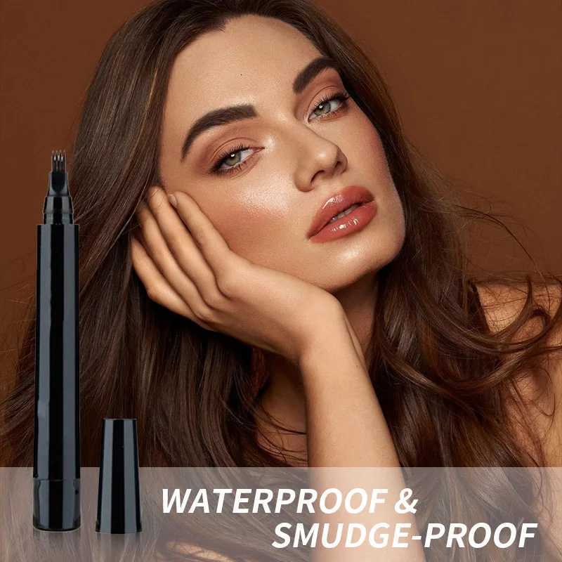 VERONNI Natural Color Four-Pronged Eyebrow Pencil Waterproof and Sweat-Proof Four-Pronged Eyebrow Pencil Easily Create Eyebrows W250807