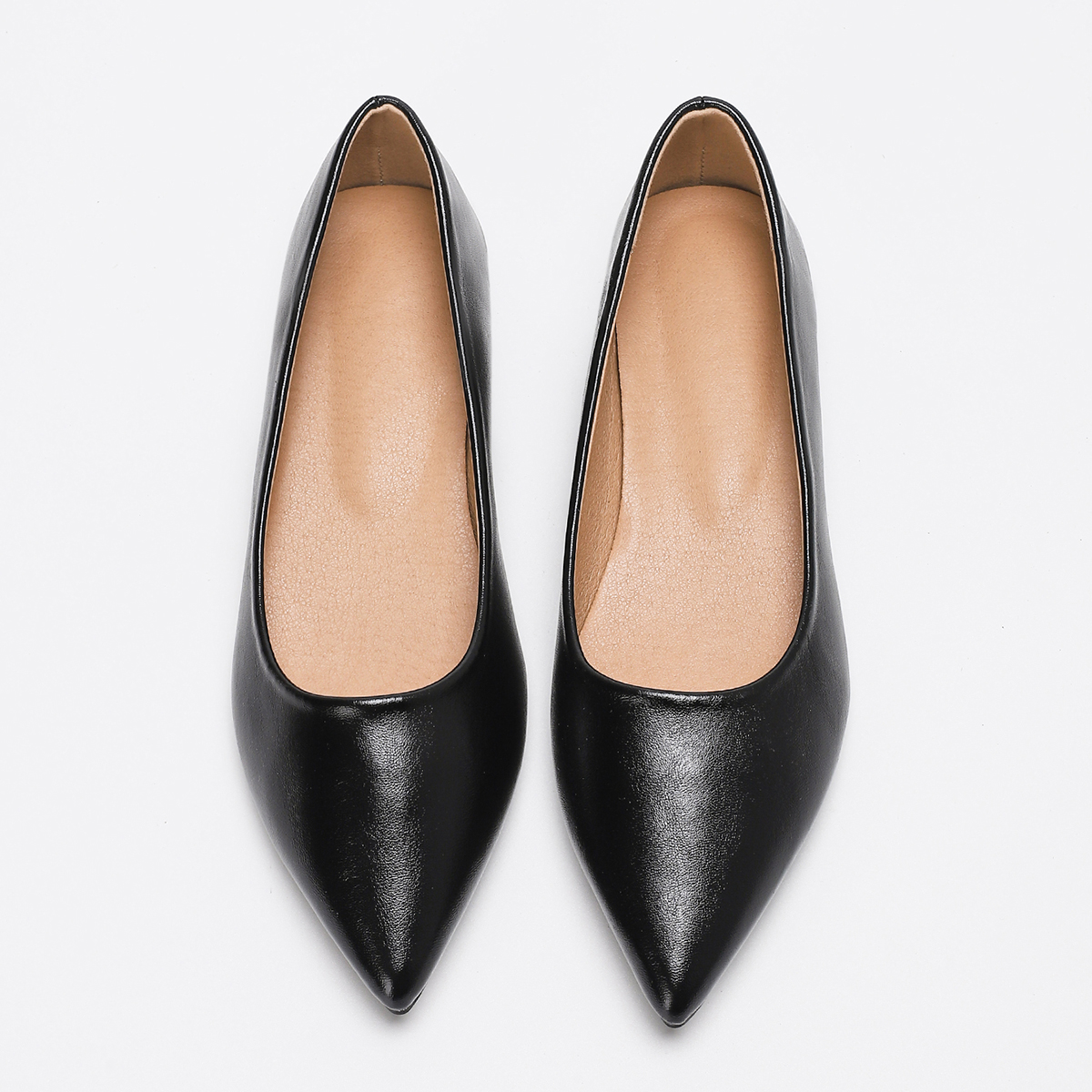 Sandals A new solid color elegant style shallow toe pointed flat shoe for office and outdoor use, a versatile and comfortable commuter must-have for w