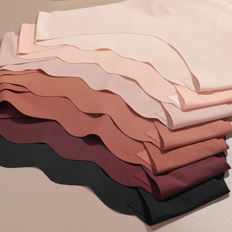 n Laser Cut Ladies Low Waist No Trace Panty Women Comfortable Ice Silk Invisible Seamless Panties 250807