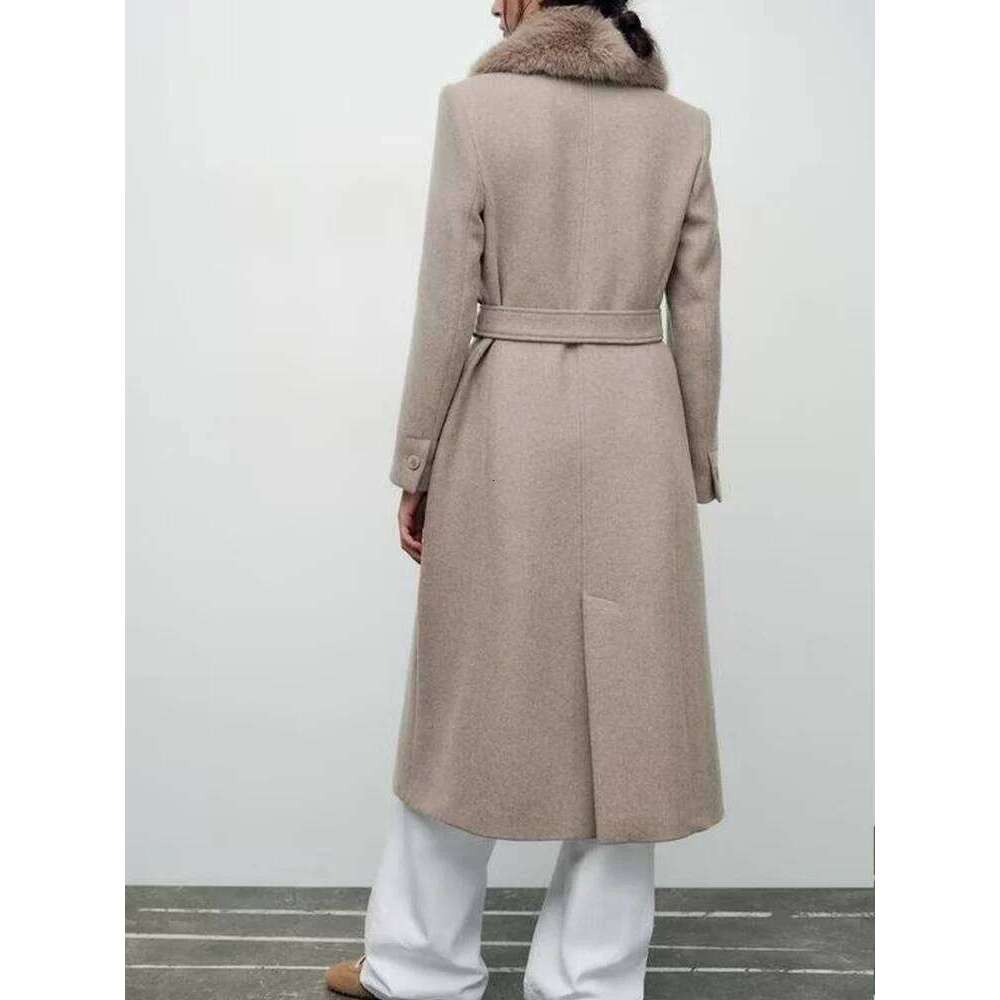 Chic Overcoat Designed With Comfortable Padded Inserts and Stylish Embellished Detailing