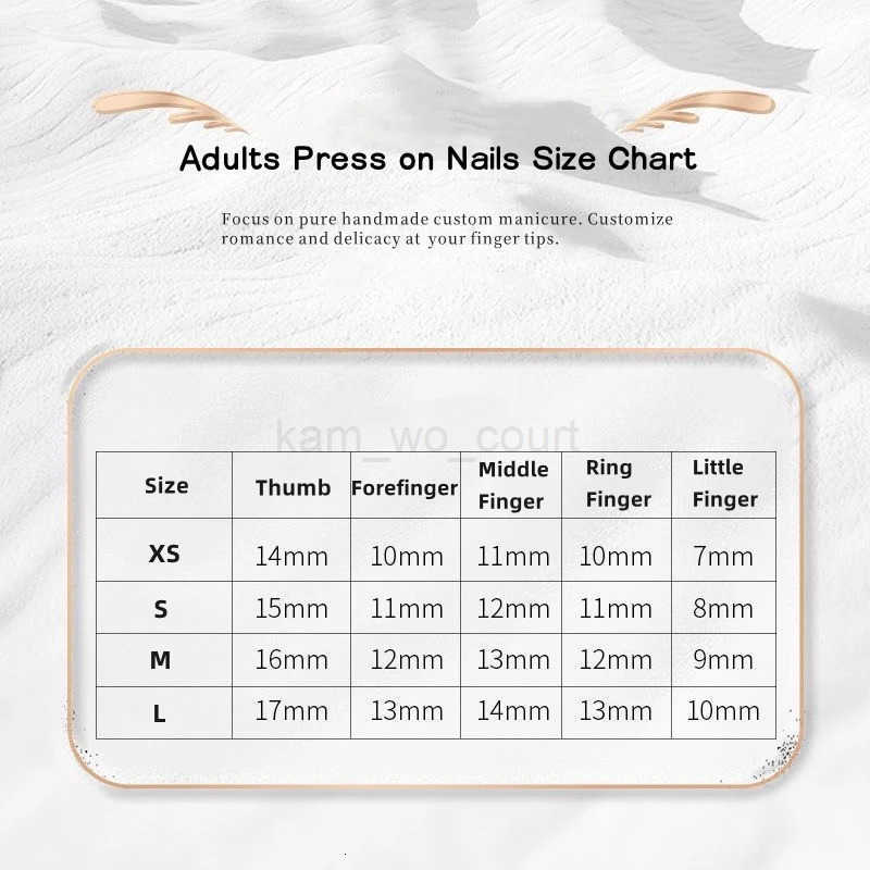 10PCS Handmade Press on Nails Reusable Adhesive False Nails Fake Nails Wearable Manicure Art Finger Tips Decoration Fashionista M250807