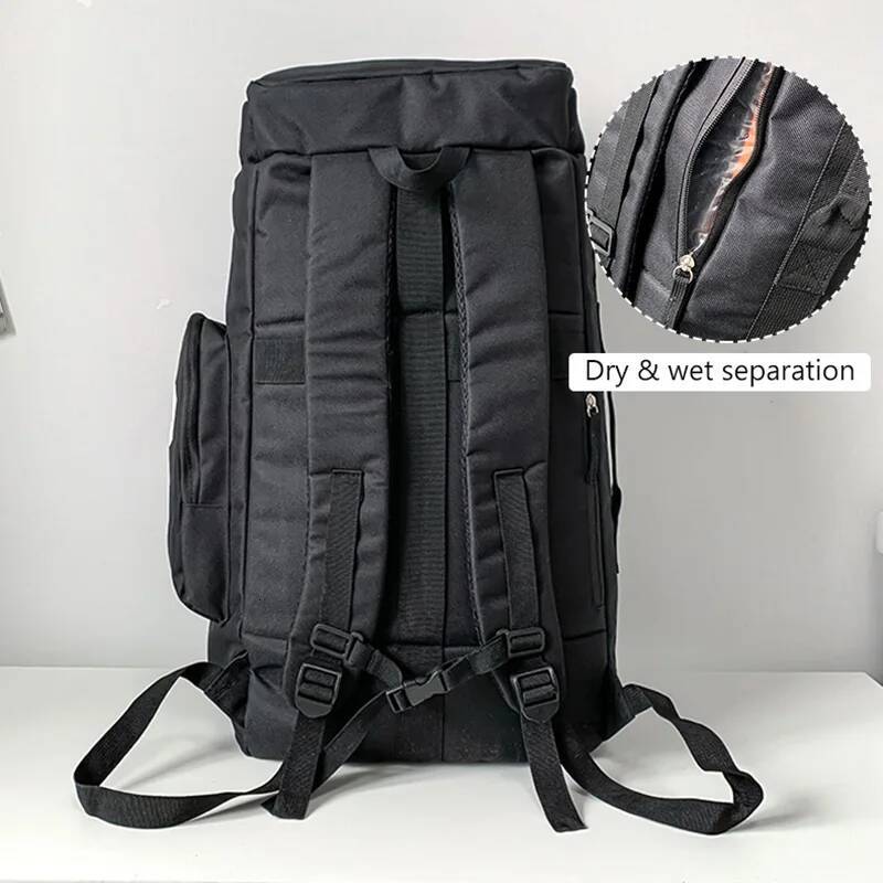 Camping Backpack Sport Gym Bag Fiess Waterproof Skate Pack For Men Shoulder Training Laptop Dry Wet Travel School Bags high-quality